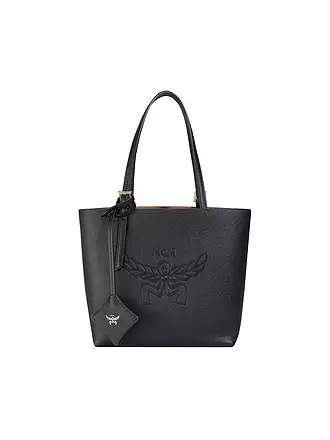 MCM | Sac en cuir - Shopper HIMMEL | schwarz